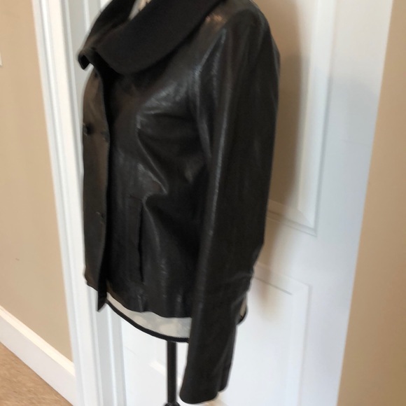 Theory leather jacket - Picture 4 of 11